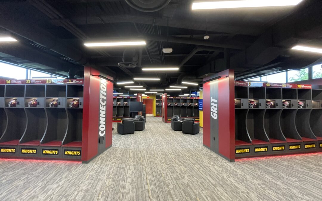 Calvin University Football Locker Room